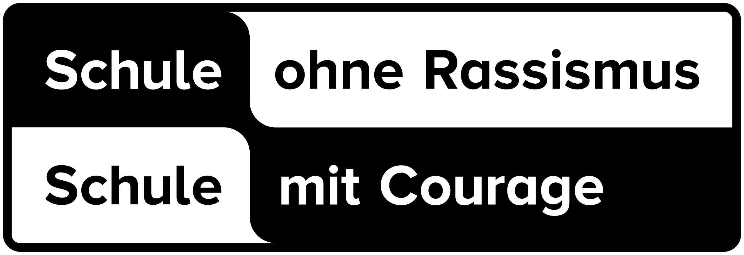 Logo Schule ohne Rassissmus, Schule mit Courage