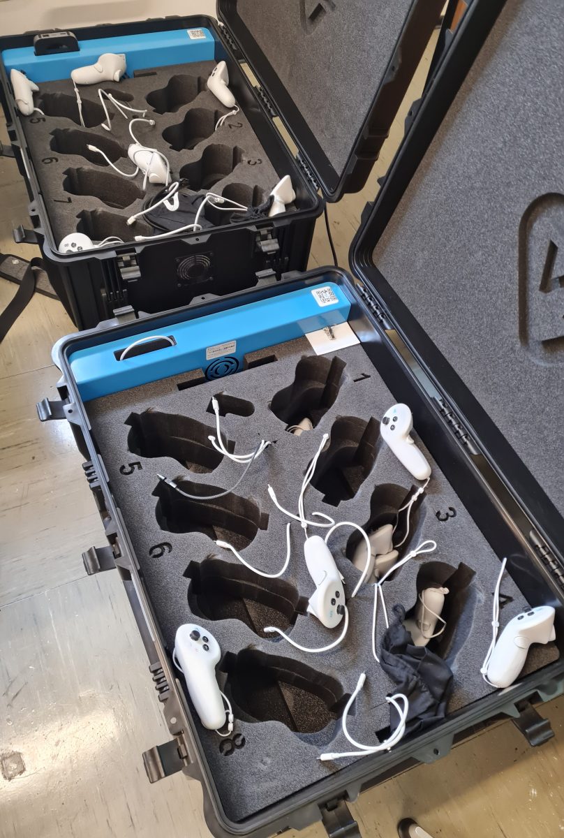 Controller für VR-Anwendungen in einer Box