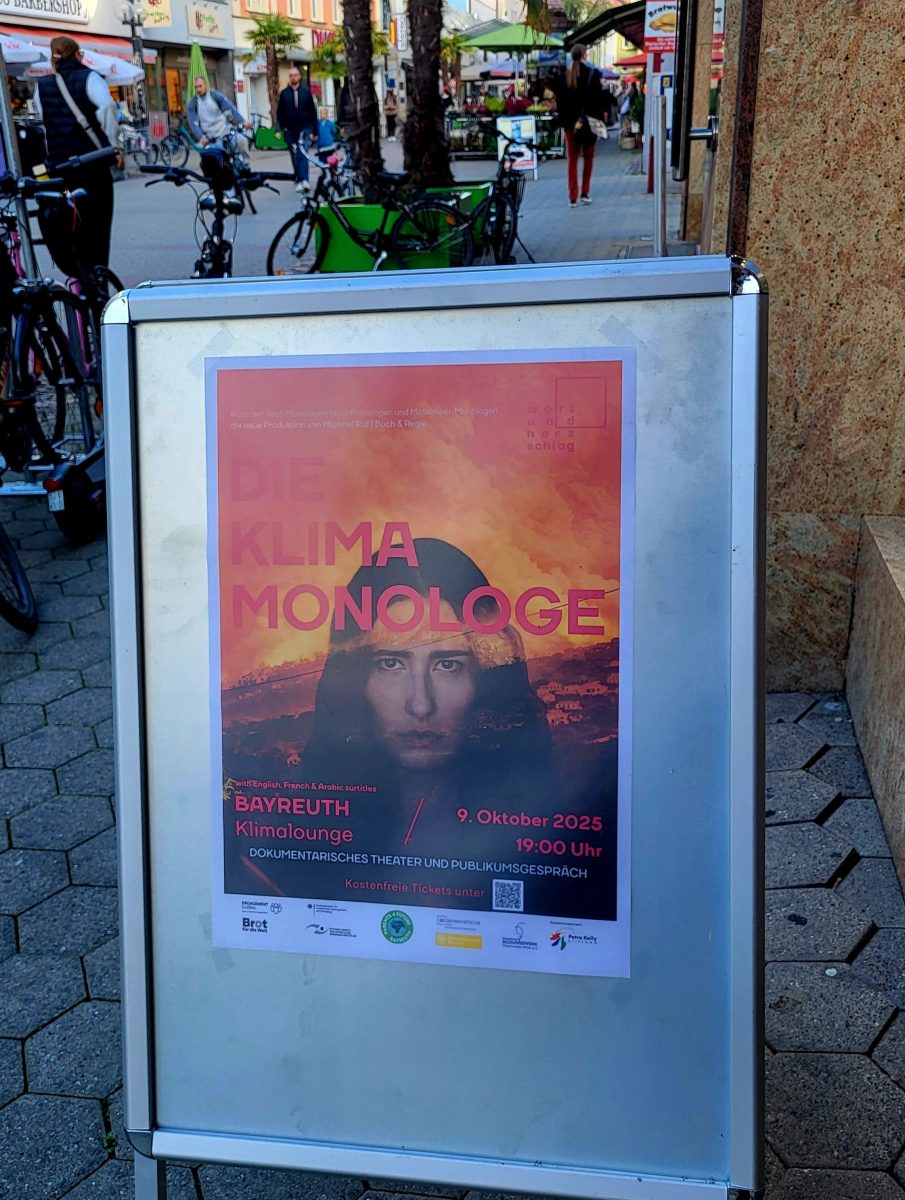 Poster der Klima Monologe
